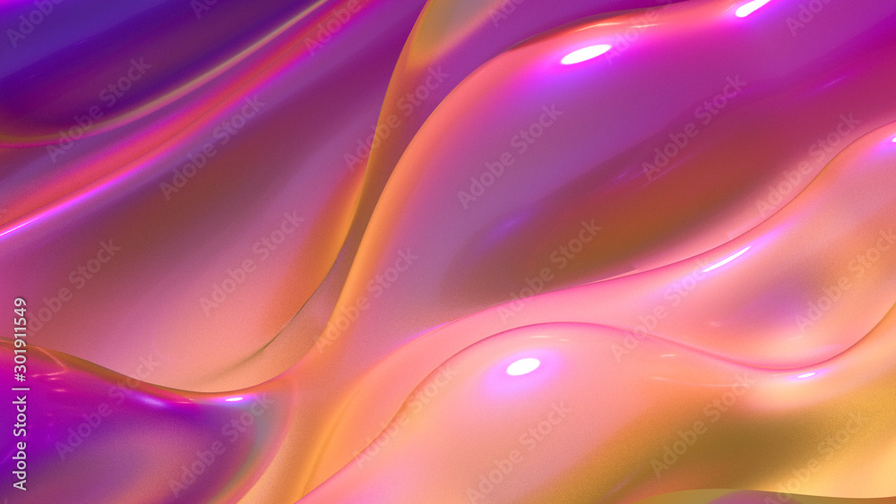Beautiful, light, elegant background. 3d illustration, 3d rendering.