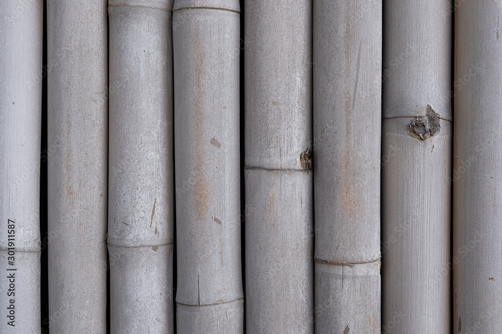 Old bamboo wall pale white form sunshine for a long time. Old bamboo wall pale white form sunshine for a long time.