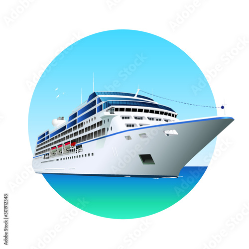 Transatlantic Ocean  Cruise Liner Ship  Sea Resort