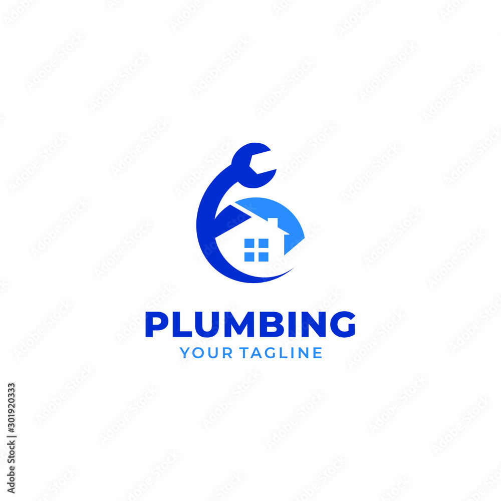 Plumbing Service Logo Template Design Vector Plumbing Service Logo Template Design Vector