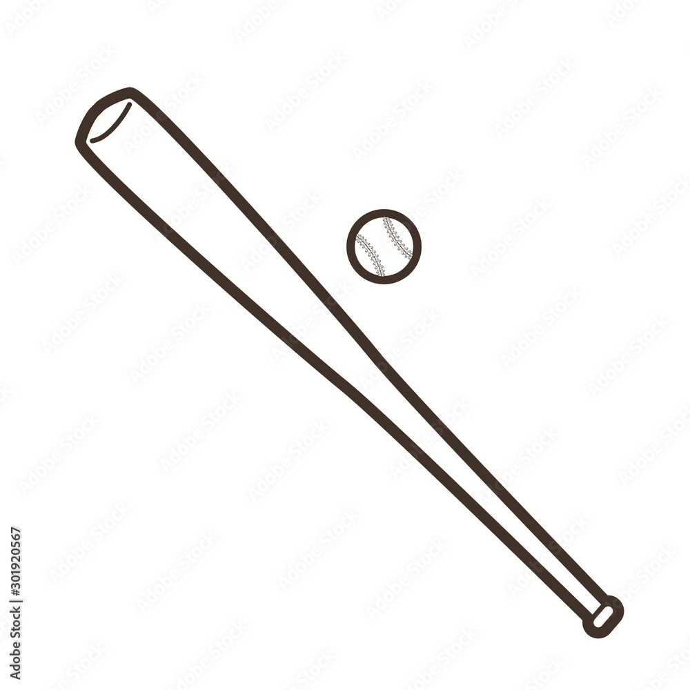 Baseball, baseball bat sport cartoon graphic vector Baseball, baseball bat sport cartoon graphic vector