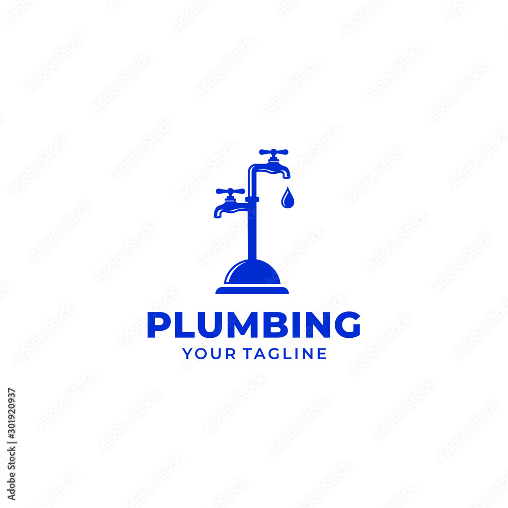 Plumbing Service Logo Template Design Vector Plumbing Service Logo Template Design Vector