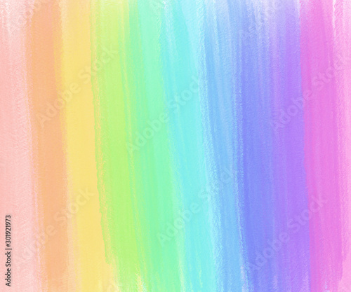 Closeup of Hand paint colorful color background