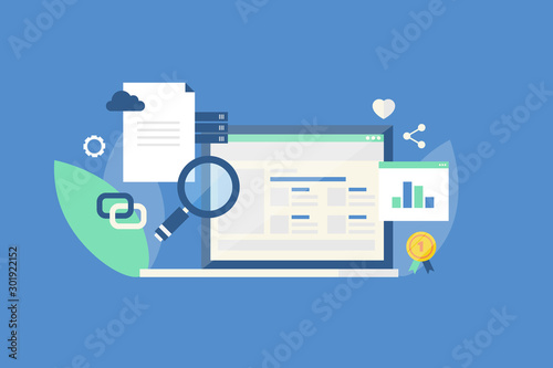 Seo - search engine optimization concept.