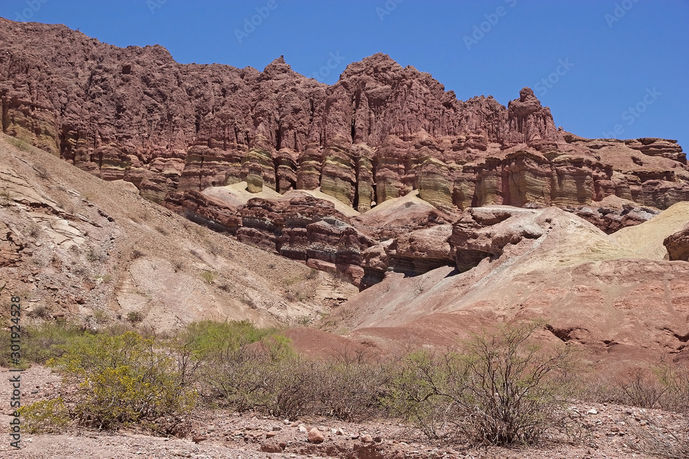 Quebrada de las Conchas in the Calchaqui Valley, Argentina Quebrada de las Conchas in the Calchaqui Valley, Argentina