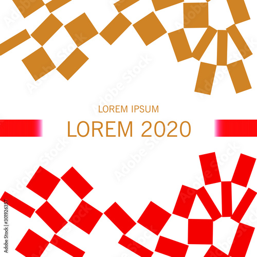 Background template for banners, patterns, red color.