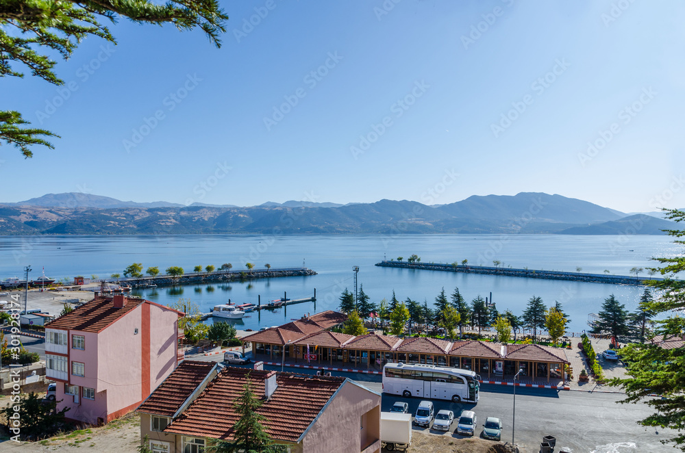 amazing lake Egirdir the most peaceful place for summer, Turkey, Isparta