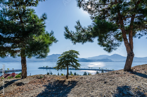 amazing lake Egirdir the most peaceful place for summer, Turkey, Isparta photo