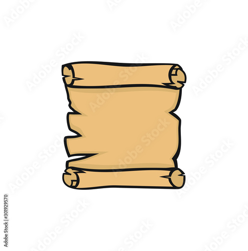 vector of parchment inscription eps format