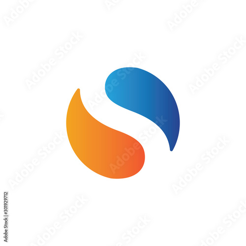Yin Yang Simbol Flat