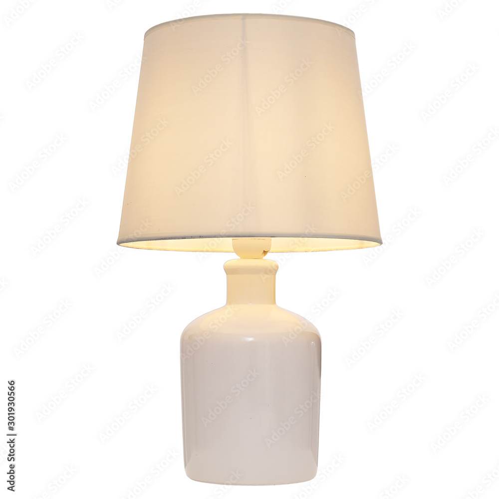 Table lamp isolated on white background Table lamp isolated on white background