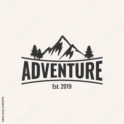 adventure logo design inspiration, vector eps 10 photo