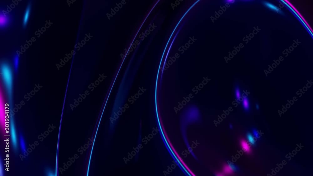 4K Loop of Abstract Moving Holographic Background