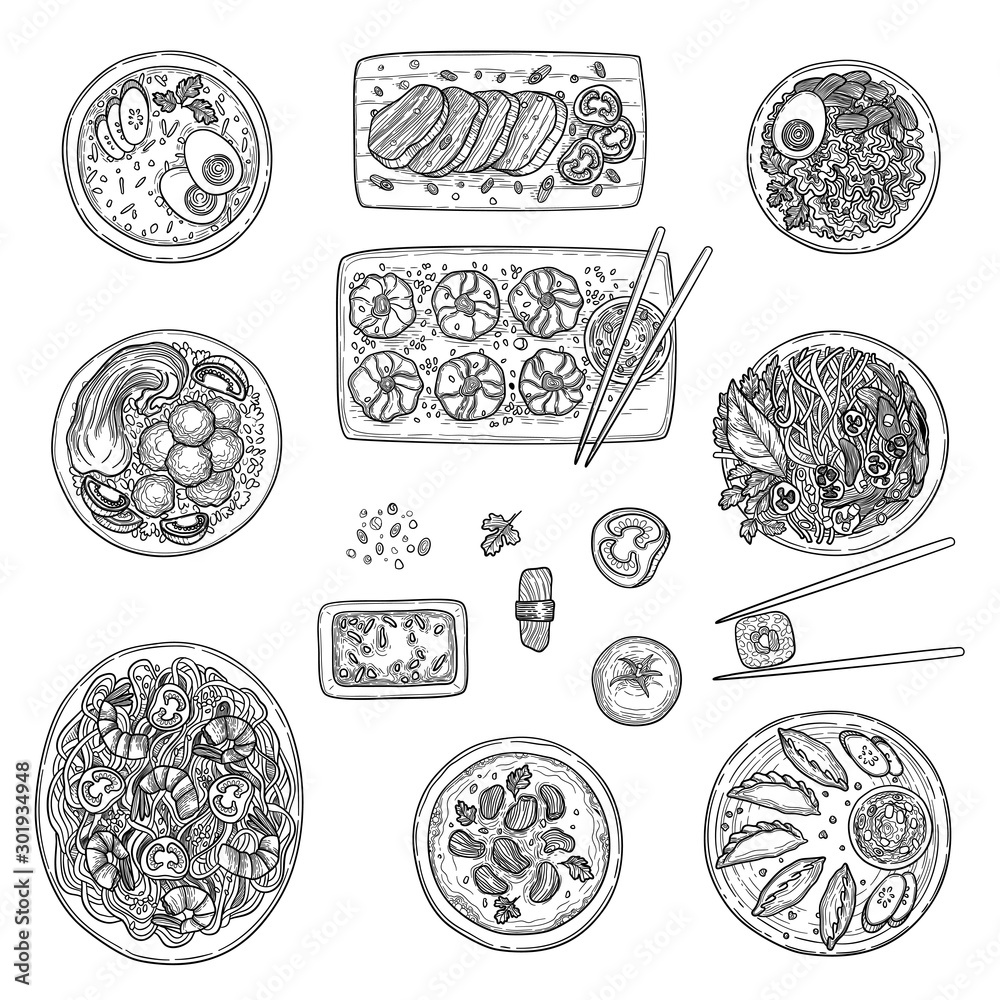 asian-kitchen-chinese-national-cusine-food-top-view-korean-oriental