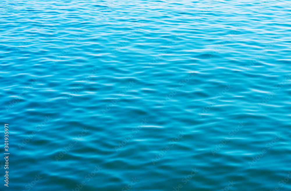 Blue sea water background texture