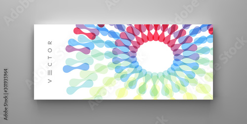 Cover design template. Abstract background with dynamic effect. Motion vector Illustration for business card, banner or presentation.