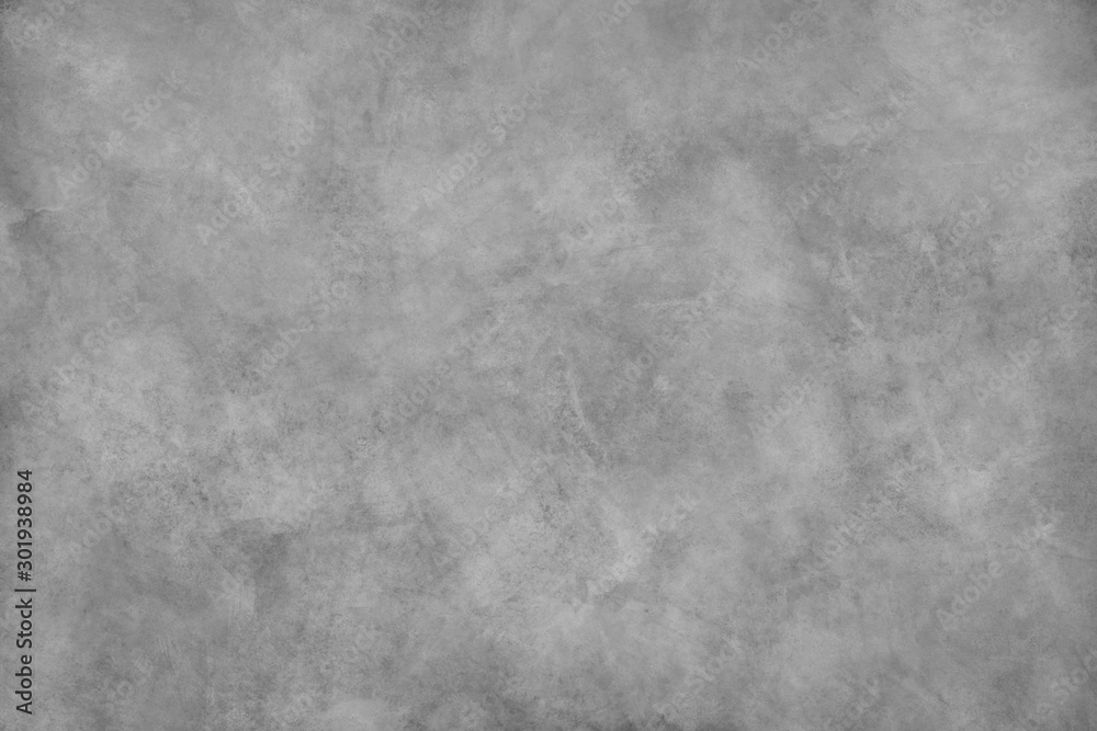 Obraz premium Concrete wall white grey color for background. Old grunge textures with scratches and cracks. White painted cement wall texture.