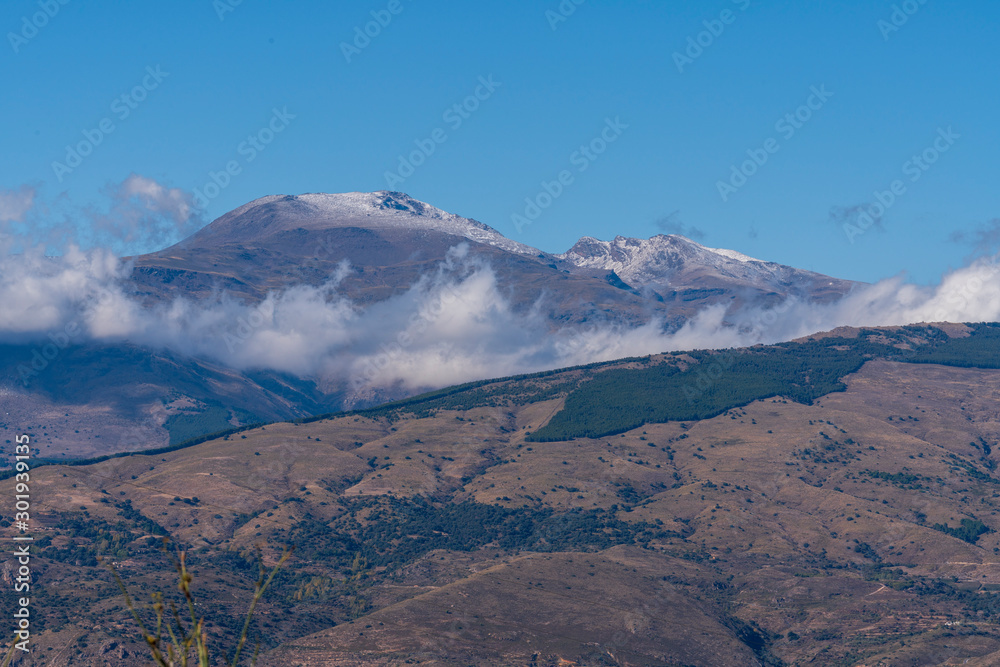 Mulhacen and Alcazaba mountain in Sierra Nevada (Spain)