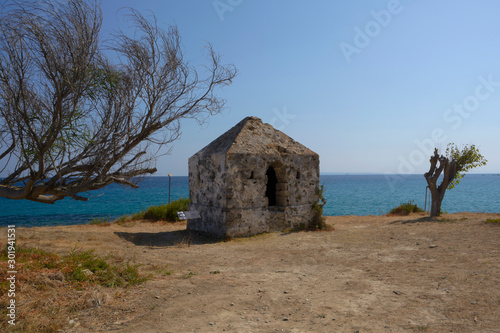 old venetian watch tower in Tsilivi on Zakynthos island (Greece) photo