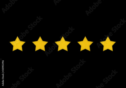 Sparkling cute star mark used for evaluation or grade or rank. 評価、グレード、ランクなどに使用するきらきらとしたかわいい星マーク