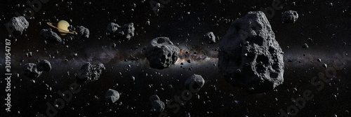 asteroid belt, debris in the solar system