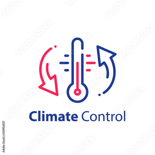 Climate control system, change temperature, air conditioning, cooling or heating