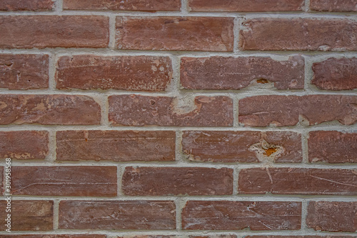 vintage background of brick wall close up