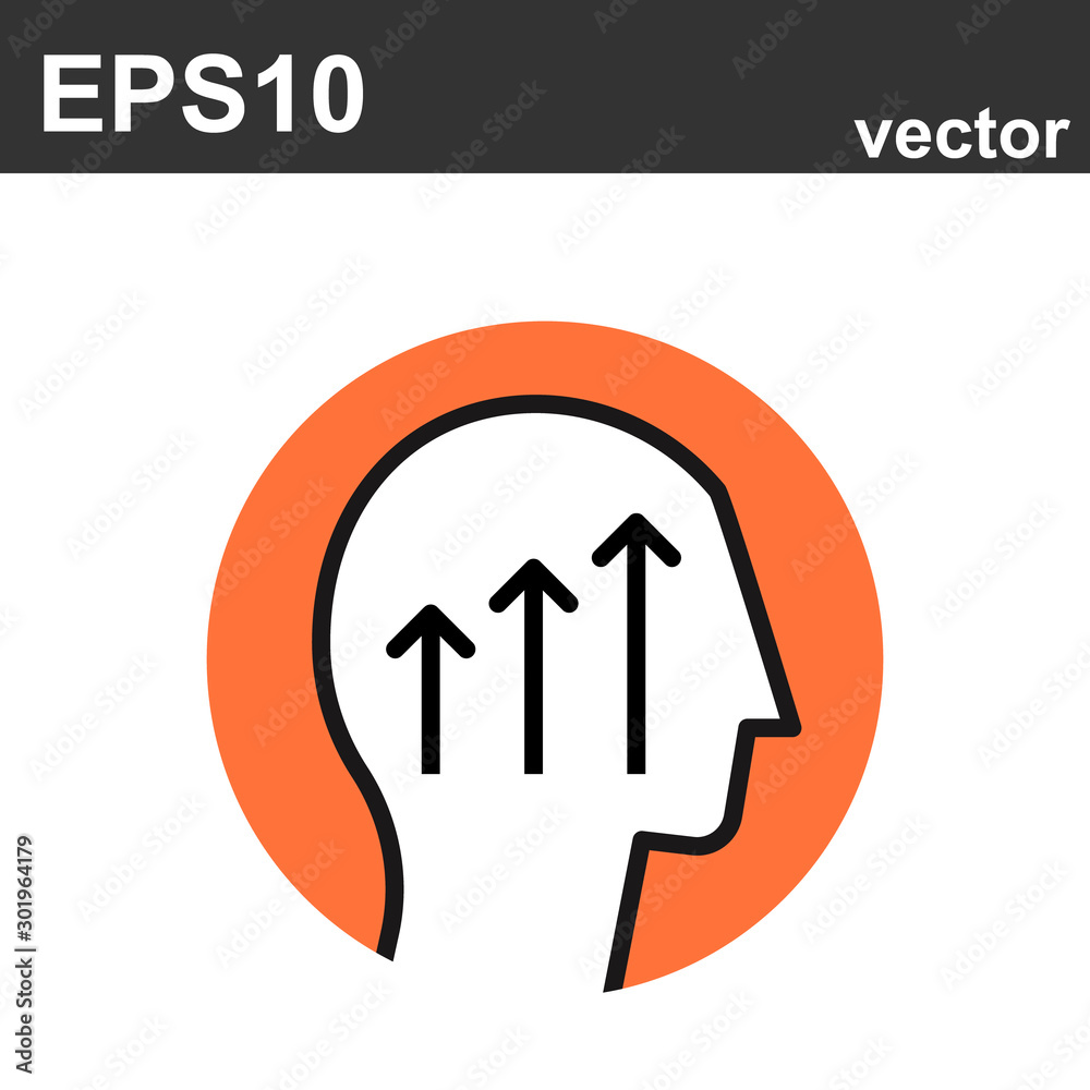 Head icon. Premium quality vector graphics concept for web.