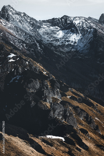 Mountain.blue, green, trekking, carpathians, hike, zakopane, landscapes beautiful, landscapes, mountine, beautiful, hiking, travel, sky, national park, poland, mountain, nature, tatry, landscape
