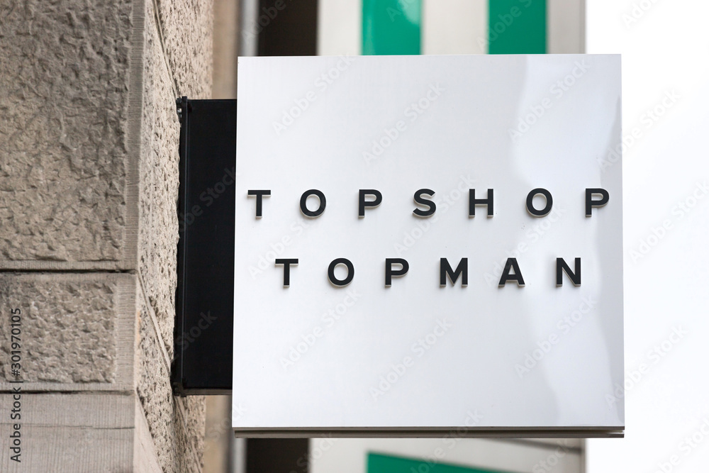 cologne, North Rhine-Westphalia/germany - 25 09 19: topshop topman shop  sign cologne germany Stock Photo | Adobe Stock