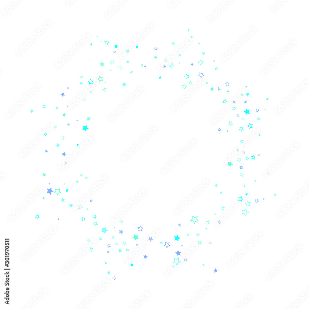 Blue, cyan, turquoise glitter stars confetti Blue, cyan, turquoise glitter stars confetti