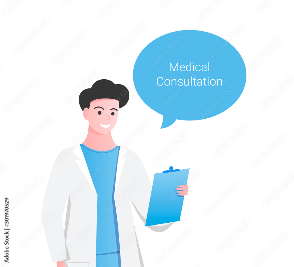 Medical consultation concept.