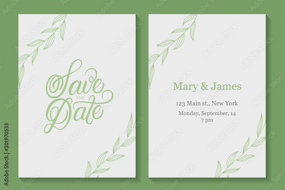 Save the Date hand written lettering text Save the Date hand written lettering text