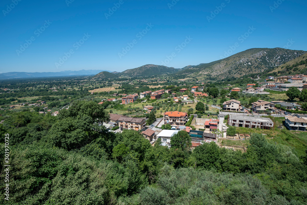 Summer landscape in Ciociaria near Roccasecca