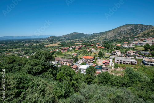 Summer landscape in Ciociaria near Roccasecca