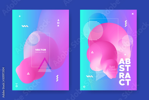 Pink Music Flyers. Electronic Sound Background. 