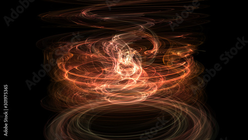 abstract fractal flames  background
