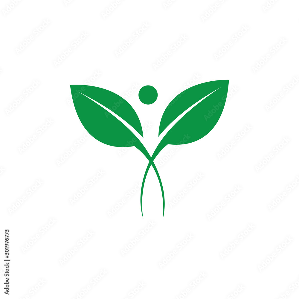 green leaf ecology nature element vector green leaf ecology nature element vector