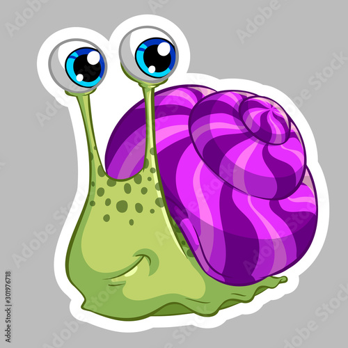 Snail sticker