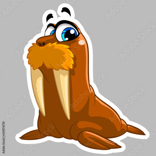 Walrus sticker