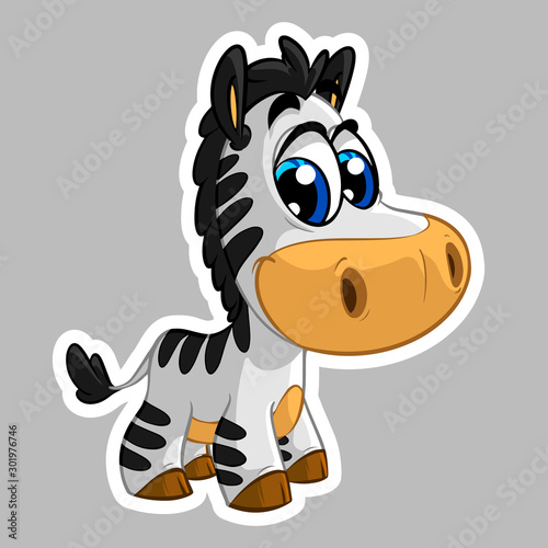 Zebra sticker