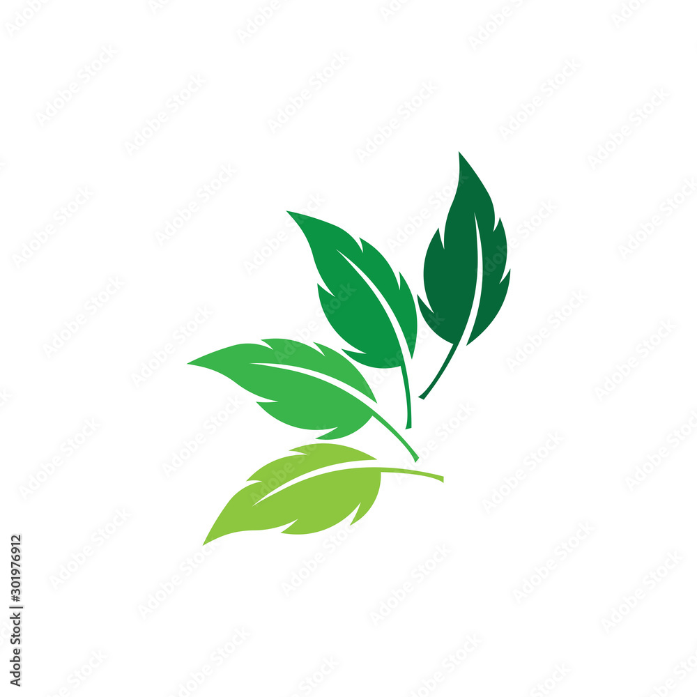 green leaf ecology nature element vector green leaf ecology nature element vector