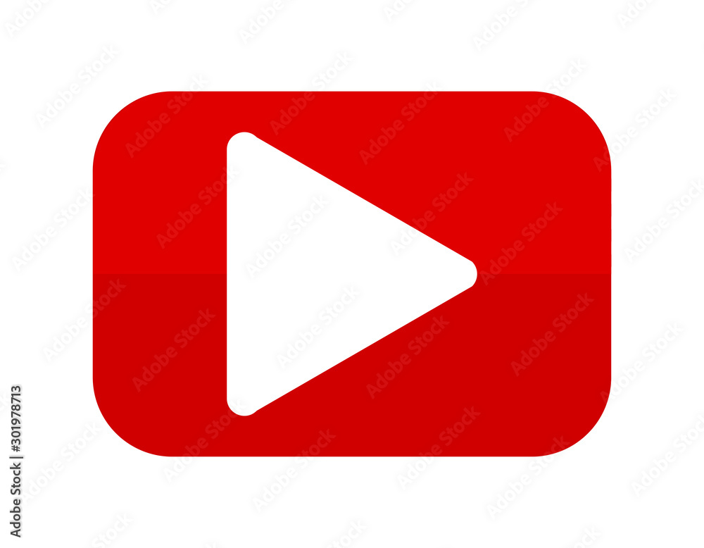 Play Video icon. Flat style. Movie. Vector illustration Play Video icon. Flat style. Movie. Vector illustration