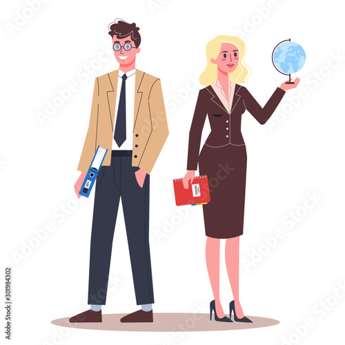 Male and female professors