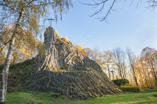 Druidenstein, Landschaft im Westerwald, Kirchen, Rheinland-Pfalz photo