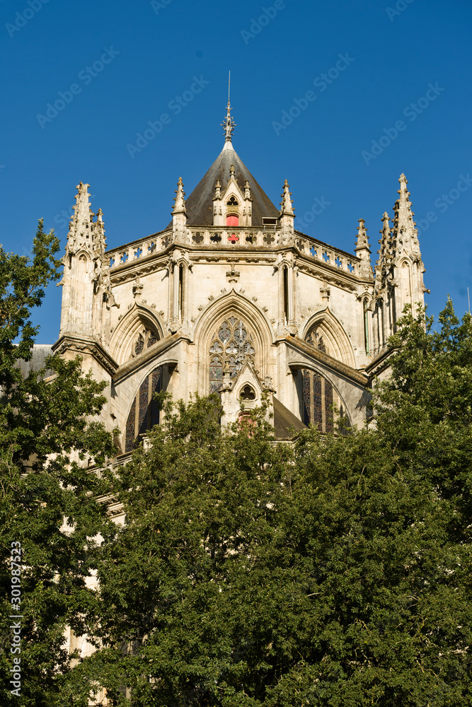 Nantes Cathedral, or the Cathedral of St. Peter and St. Paul of Nantes, France