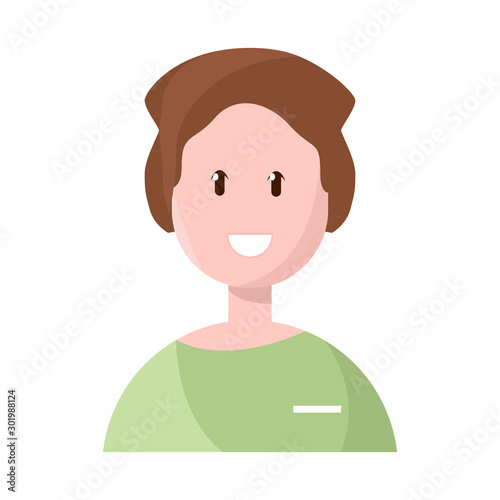 Vector illustration of doctor and women symbol. Set of doctor and physician stock vector illustration.