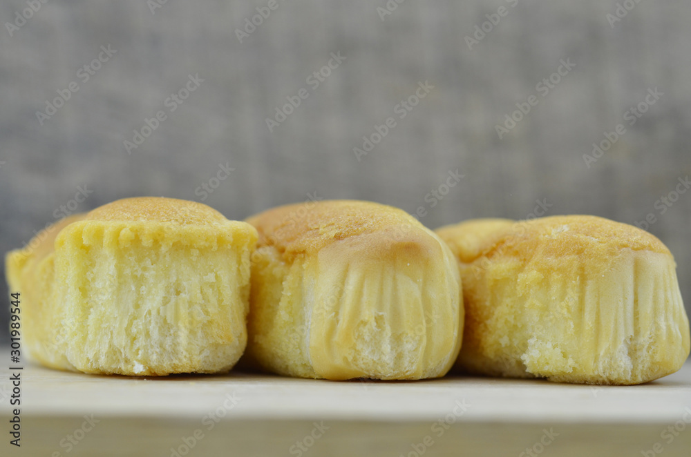Bread soft on wooden background. Breakfast healthy Bread soft on wooden background. Breakfast healthy