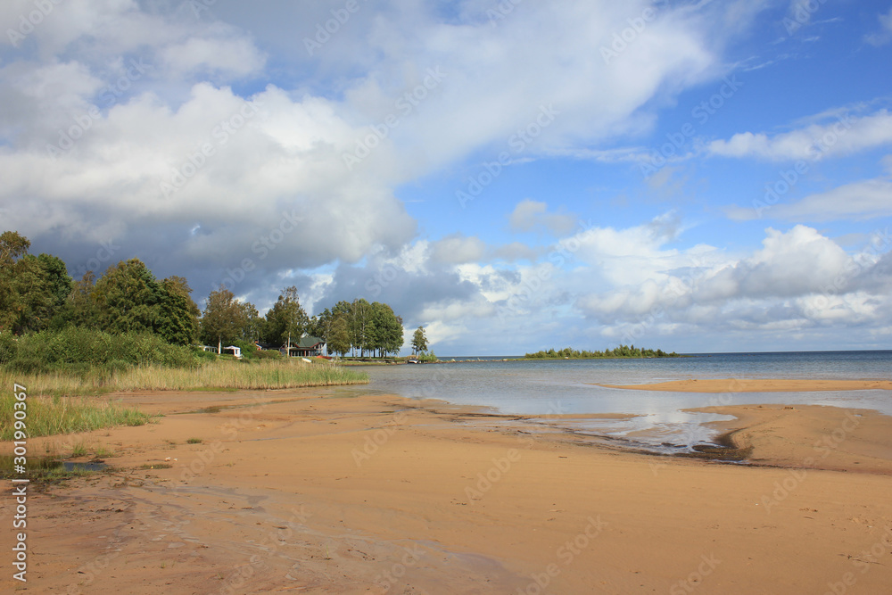 Summer day at Lake Vanern, largest lake of Sweden and the European Union. Summer day at Lake Vanern, largest lake of Sweden and the European Union.