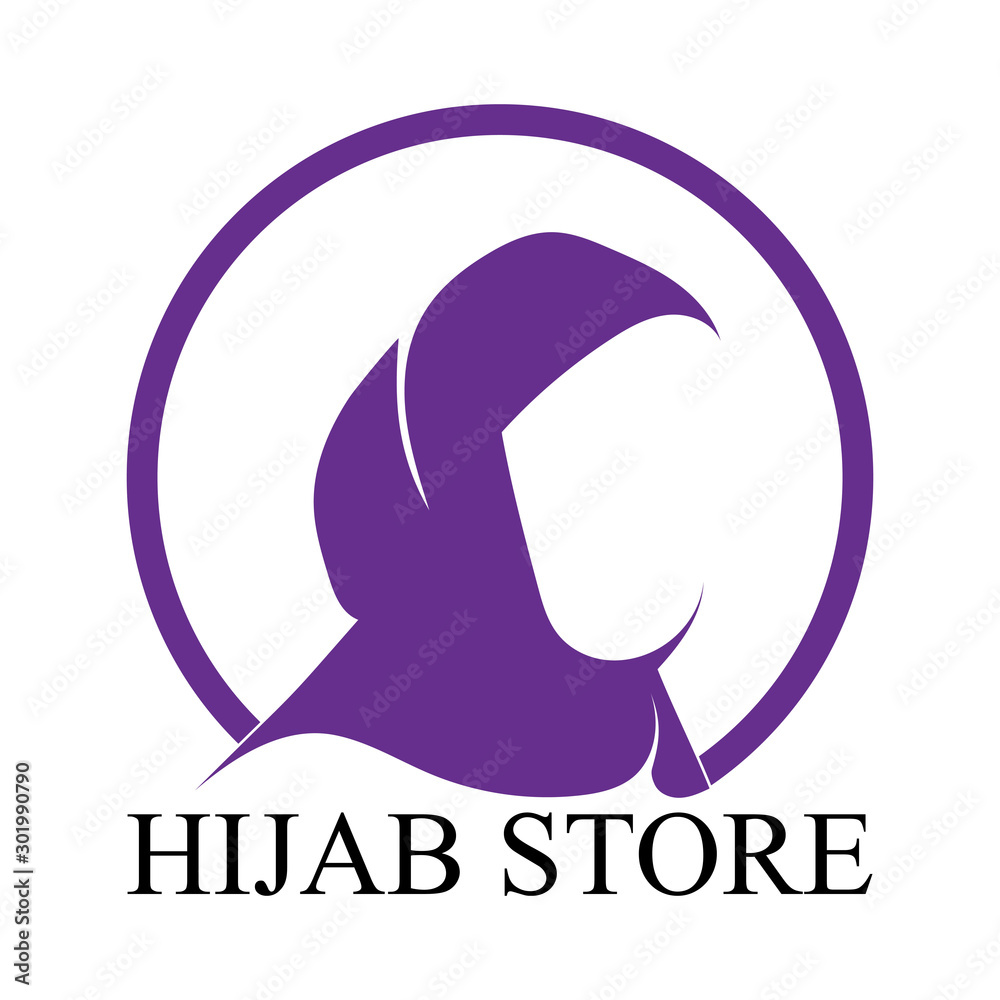 hijab logo vector icon design template hijab logo vector icon design template